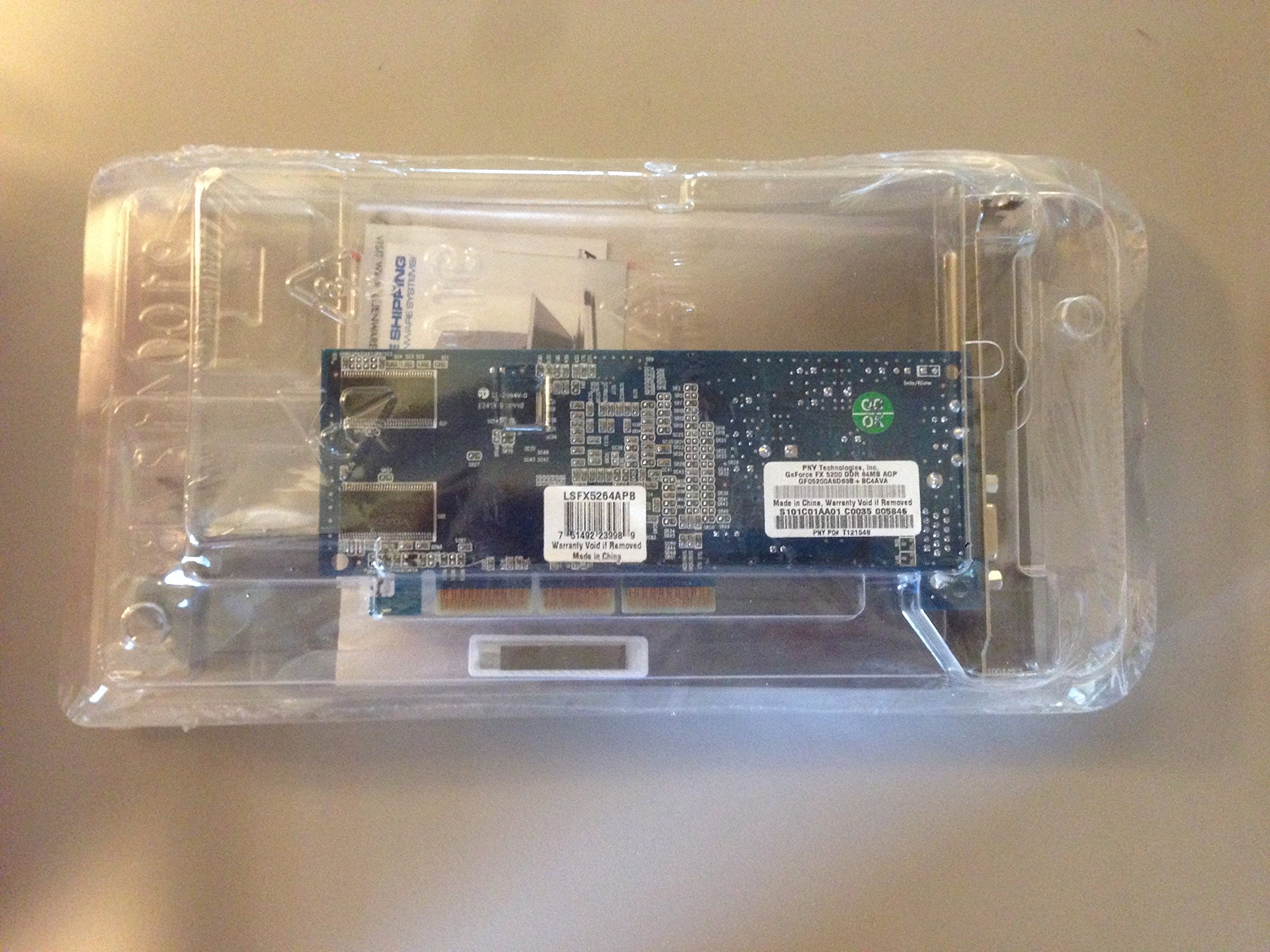 Amazon.com: PNY GeForce FX 5200 64MB DDR AGP Graphics Card